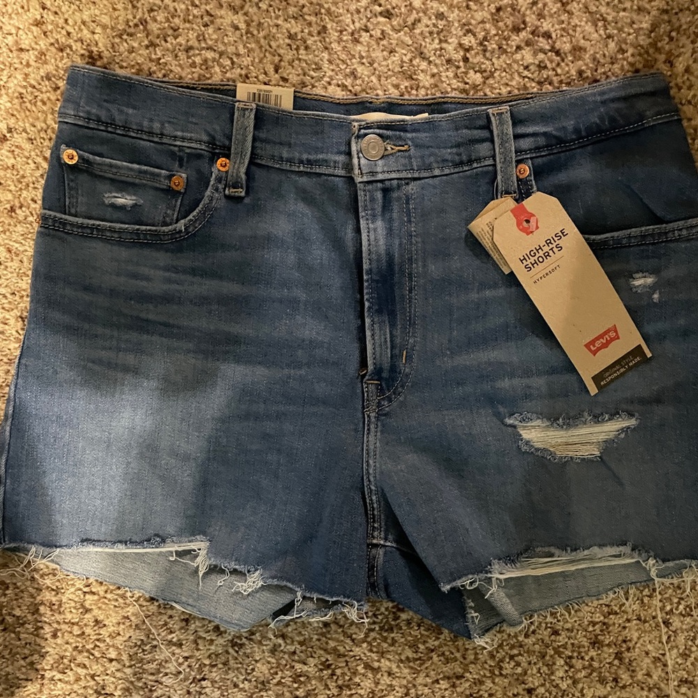 Levi’s High Rise Jean Shorts